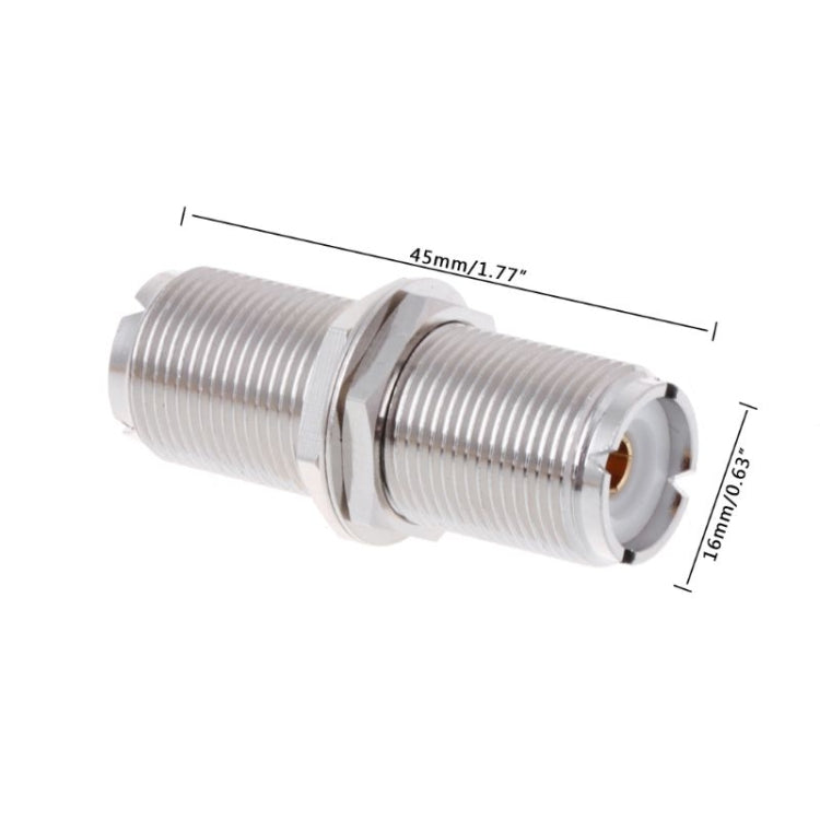 UHFKKY UHF Female to Female Connector Adpter, Extension Version UHFKKY UHF Female to Female Connector Adpter, Extension Version